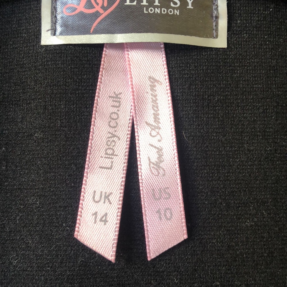 Lipsy Co Uk Black Dress Made In Uk View 5
